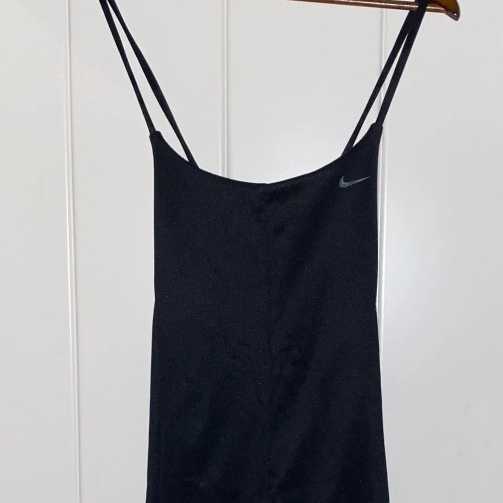 Nike Sportwear Clash Icon Black Mini Dress Swoosh Logo Women XL‎ Activewear NWT